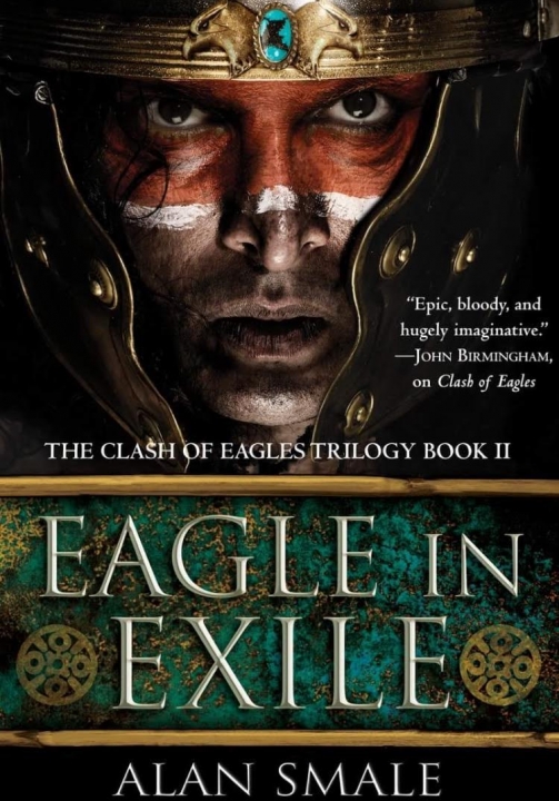 Darius Dar Khan On The Cover Of Eagle Of Exile ( New York Best Seller )